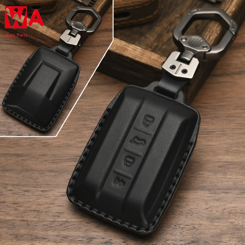 

Leather Car Remote Key Fob Cover Case For Great Wall GWM WEY TANK 300 500 Tank300 Tank500 2021+