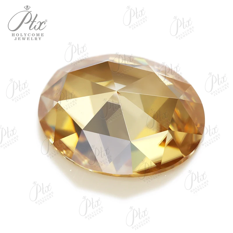 

Moissanite Flat Bottom Rose Cut Oval D Color Multicolor Loose Gemstone VVS1 GRA Certificate Beads DIY Jewelry Charms For Women