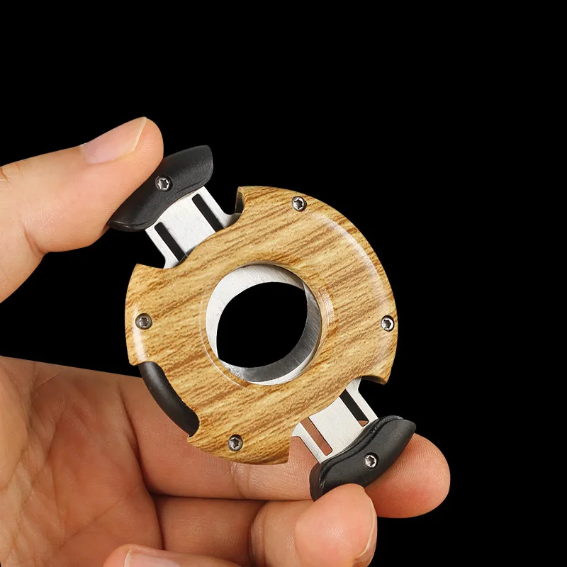 Portable Stainless Steel Cigar Cutter Sharp Blade Cigar Scissors Portable Pocket Cigar Smoking Accessories