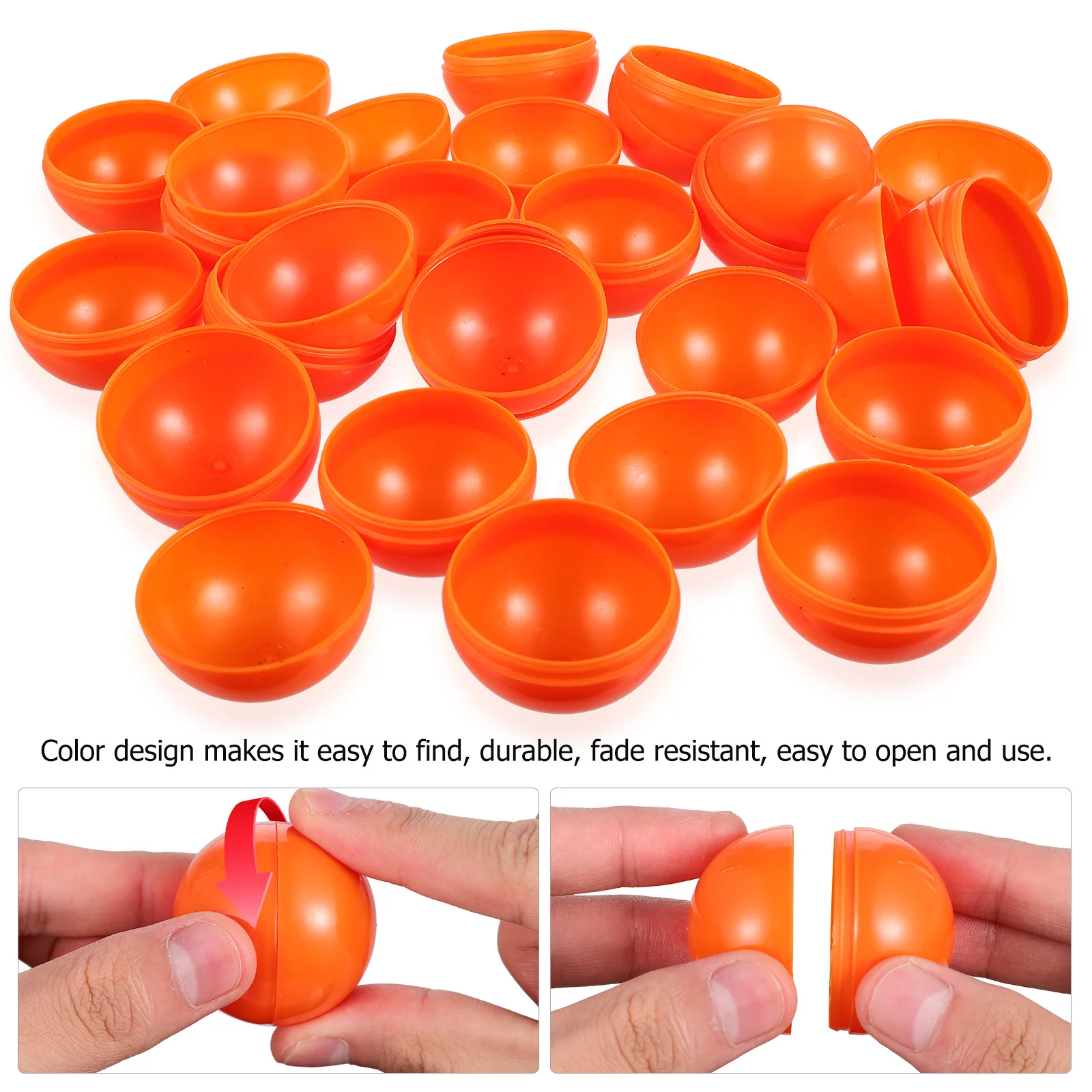 25pcs Plastic Lottery Balls Raffle Drawing Balls Hollow Openable Game Balls Activity Interesting Game Balls Props for Party