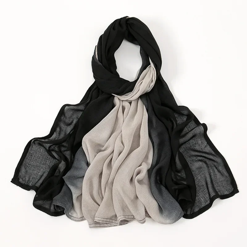 مسلم مشروط الحجاب وشاح المرأة الحجاب الطويل التفاف عصابات النساء الحجاب الأوشحة عقال مسلم جيرسي Turbantes 180*85 سنتيمتر