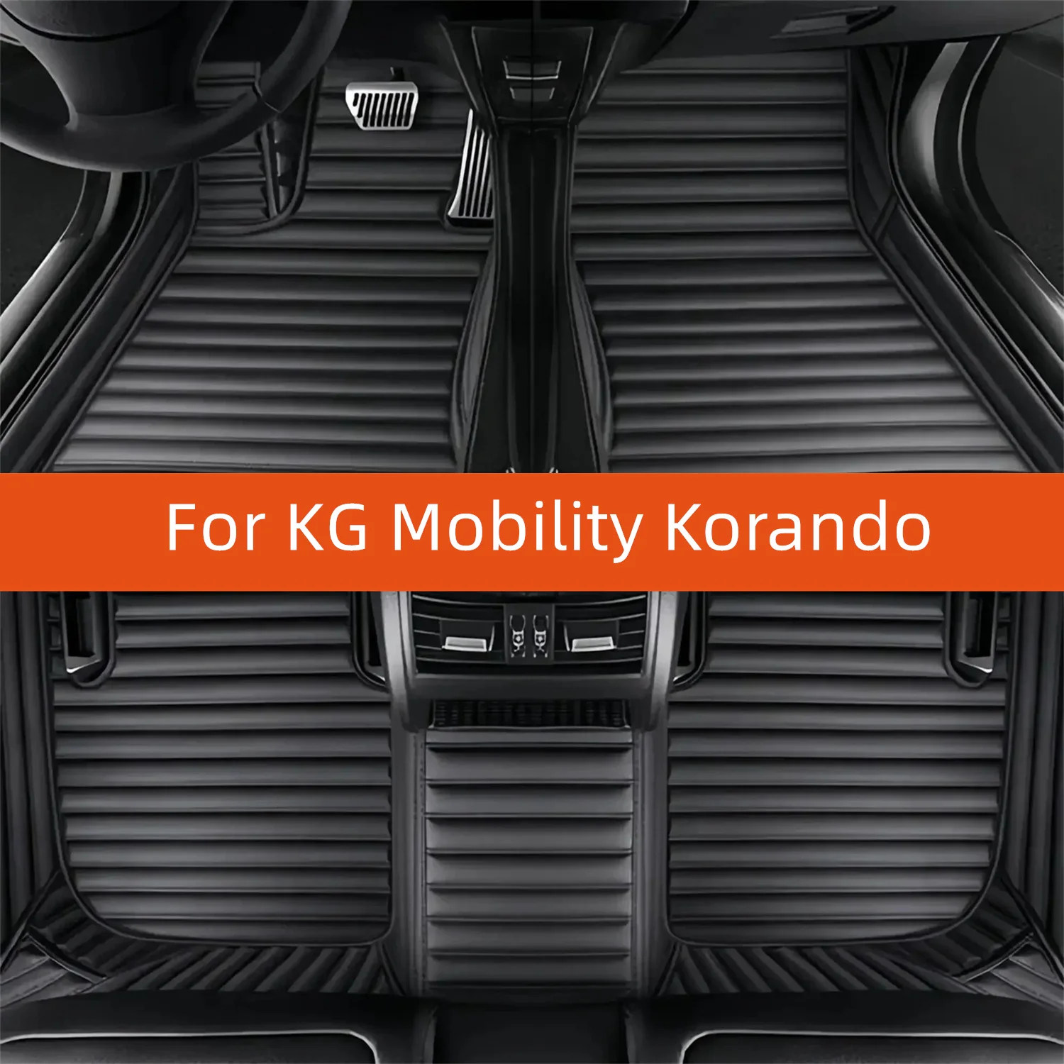 

Custom Leather Car Floor Mat For KG Mobility Korando 2023 2024 2025 2026 2027 Car Mat Interior Accessories