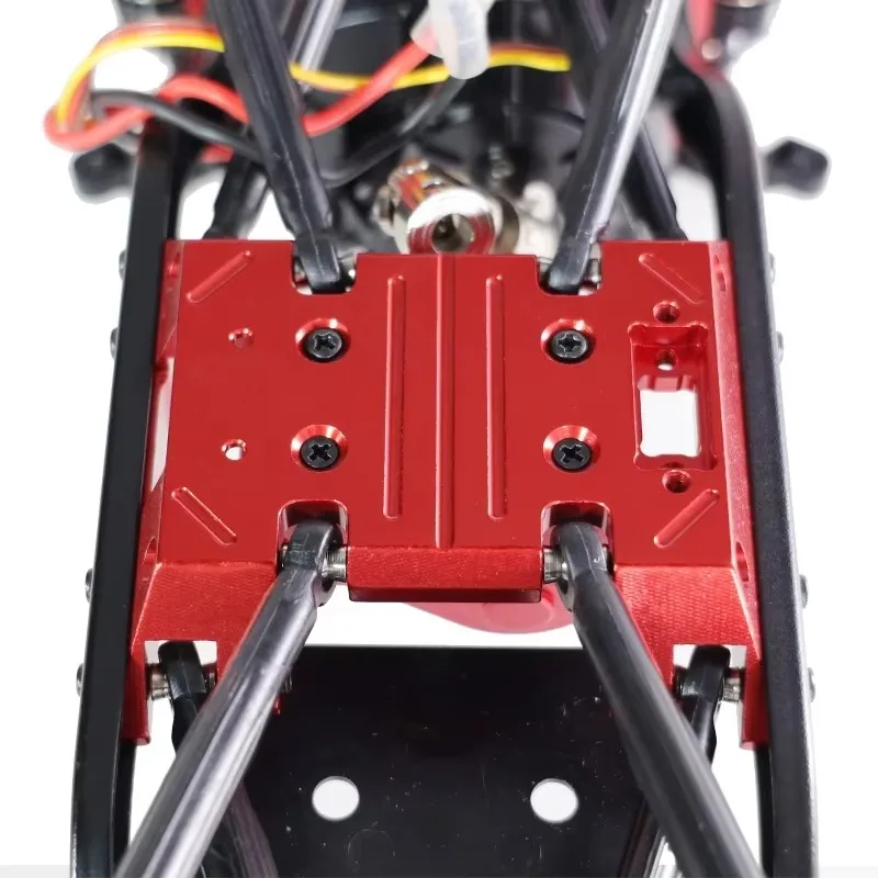 

Popu для Wrangler RC автомобиля, средняя опорная пластина коробки передач, обновленные запасные части, аксессуары MN1/12 MN128 MN86 MN86S G500