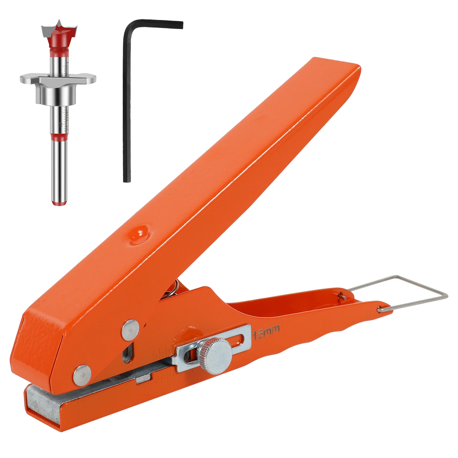 8/10/15 mm Single Hole Punch Edge Banding Punching Pliers Heavy Duty Round Hole Punching Tool for Photo Paper Cardboard Label