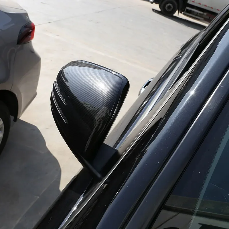 For Mercedes Benz ML GL GLE GLS W166 X166 ABS Carbon Fiber/Black Car Side Rearview Mirror Cap Cover Sticker Car Accessories - Image 5