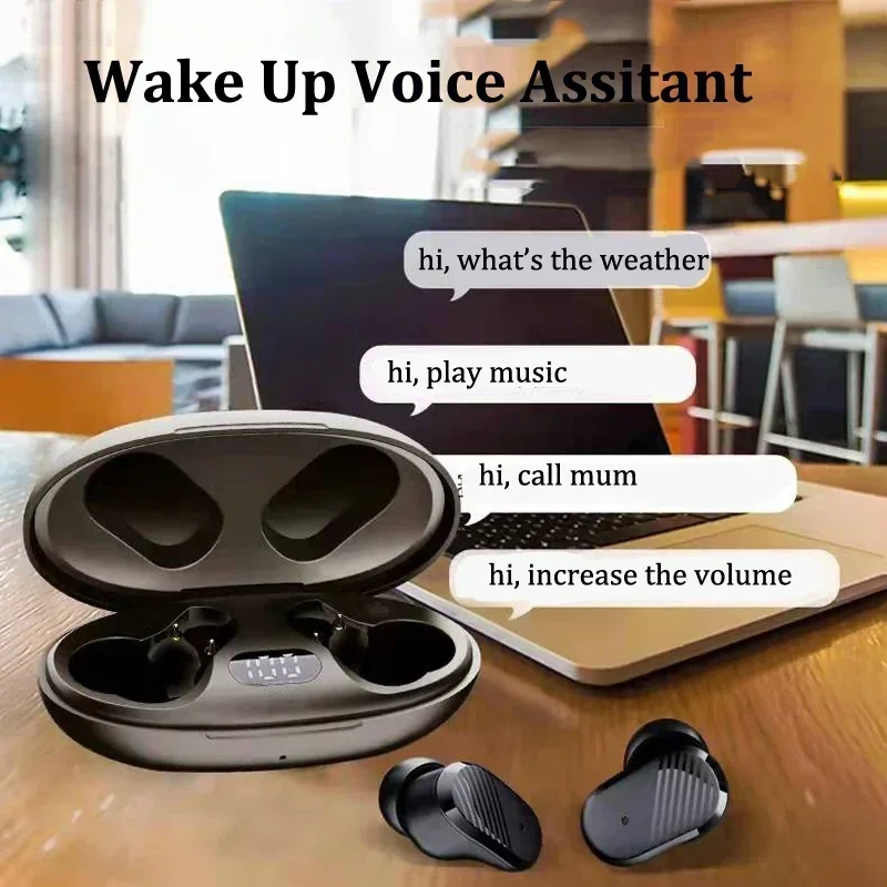 

Invisible Headphones Hands For Xiaomi iPhone Samsung Sony Android Phones Wireless Bluetooth Earbuds Free MIC Mini Earphones