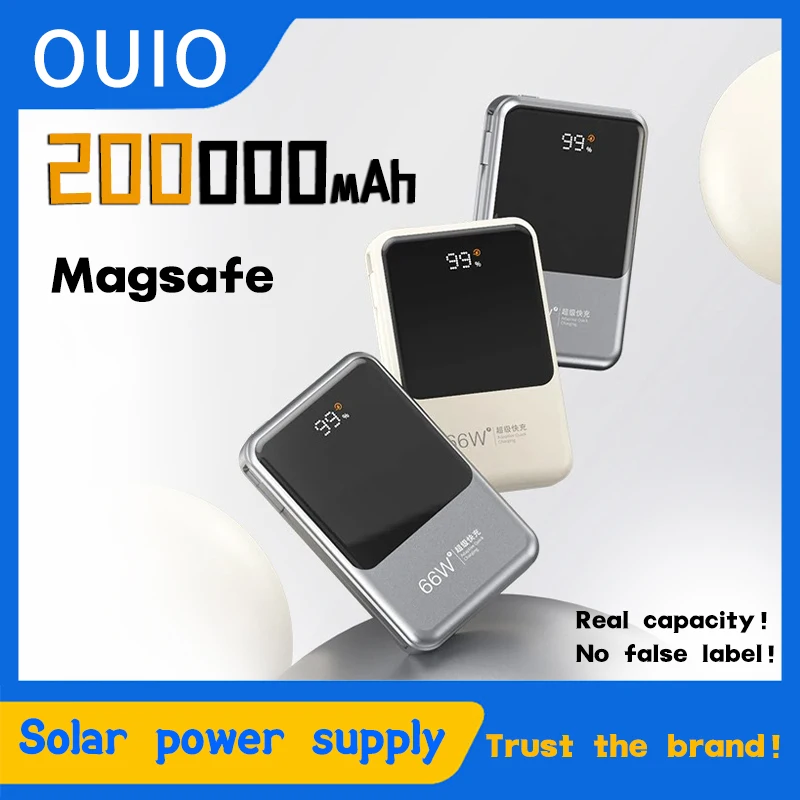 

20000mAh Carregador Magnético Sem Fio Power Bank 22.5w Carregamento Rápido Mini Powerbank Para Iphone16 15 samsung huawei xiaomi