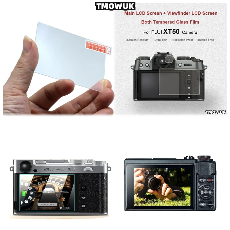 

For Fujifilm X-T50 XE5 XE-4 Ultra Clear Tempered Glass Film Screen Protector 9H