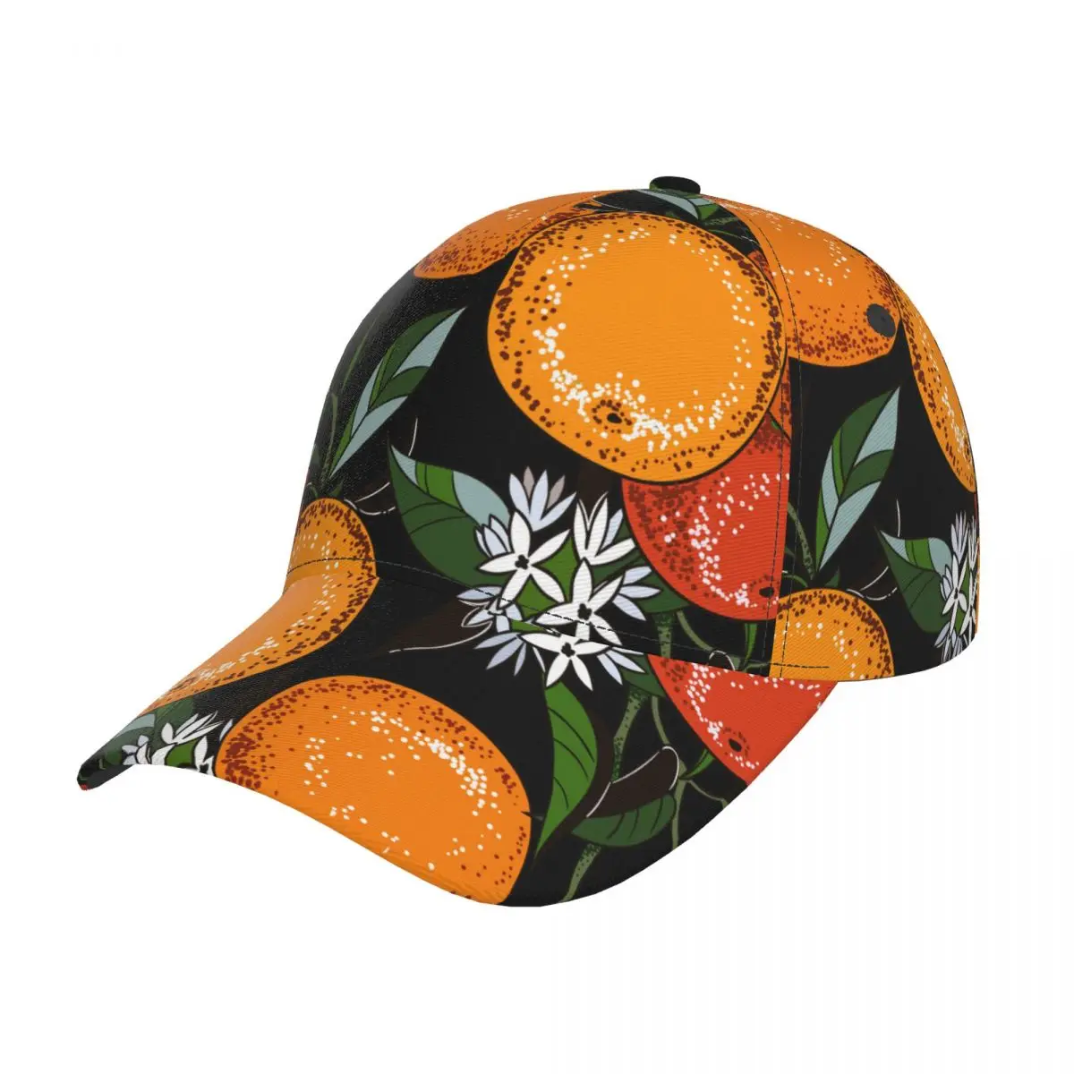 

Vintage Botanical Orange Tree Baseball Cap skuilles Hat Fitted Cap Snapback Hat for Men Women Casual Cap Sun Hat Outdoor Cap Hat