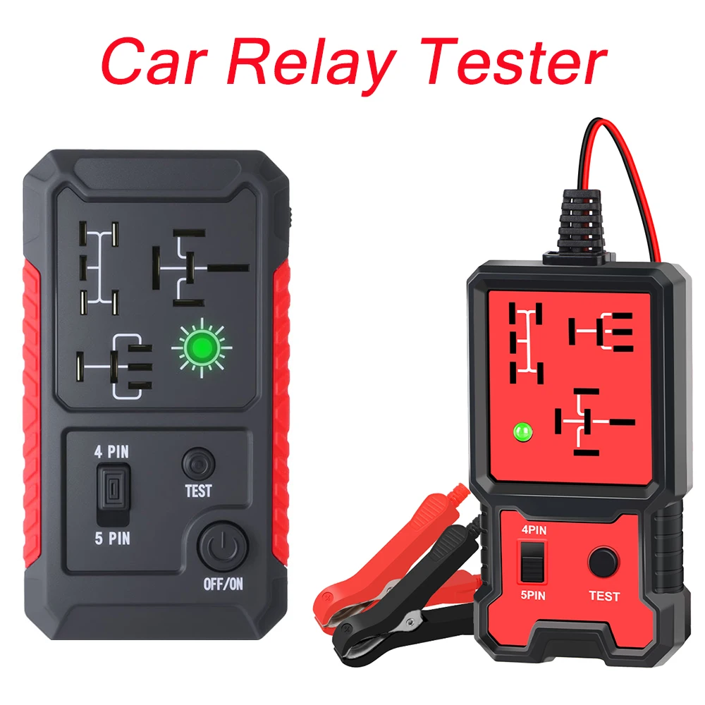 سيارة التتابع جهاز قياس الجهد الكهربائي العالمي 12 فولت السيارات الإلكترونية التتابع تستر مؤشر ضوء مدقق البطارية لمقطورة شاحنة RV #1