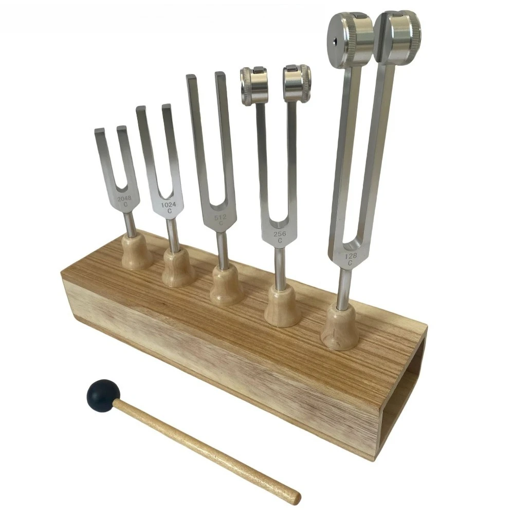 アルミ合金製音叉 128Hz 256Hz 512Hz チャクラヒーリング音叉セット 1024Hz 2048Hz 4096Hz サウンドセラピー瞑想