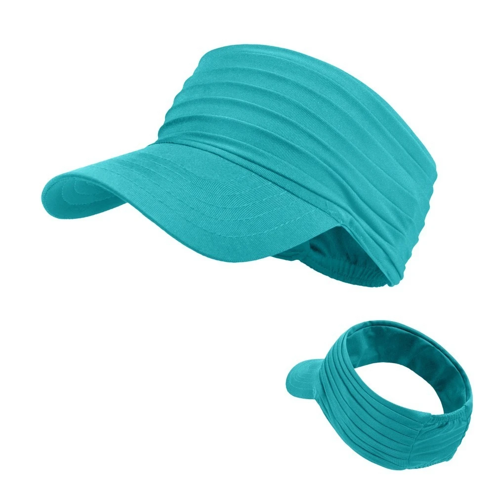 

Sun-Proof Sunscreen Empty Top Hat Solid Color Quick-Drying Breathable Air Sun Hats Polyester UV Protection Men Peaked Cap Summer