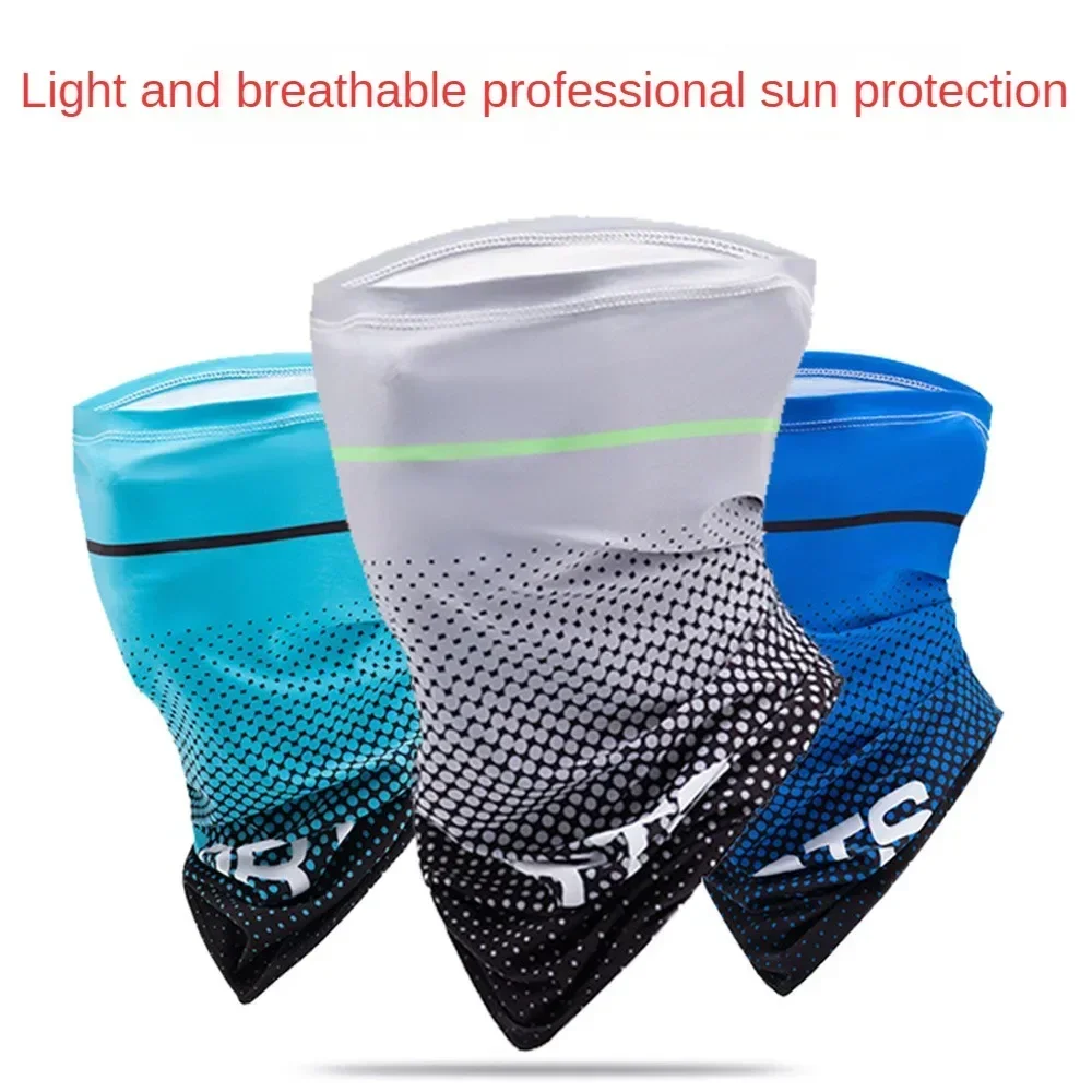 Ice Silk Cycling Face Mask Absorption Hiking Camping Neck Tube Scarf Bandana Motorcycle Magic Scarf Headscarf Men view 4