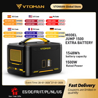 VTOMAN Jump 1500 Extra Battery 1548Wh, Backup LiFePO4 (LFP) Battery Jump 1000 & Jump 1500X & Jump 1800 Power