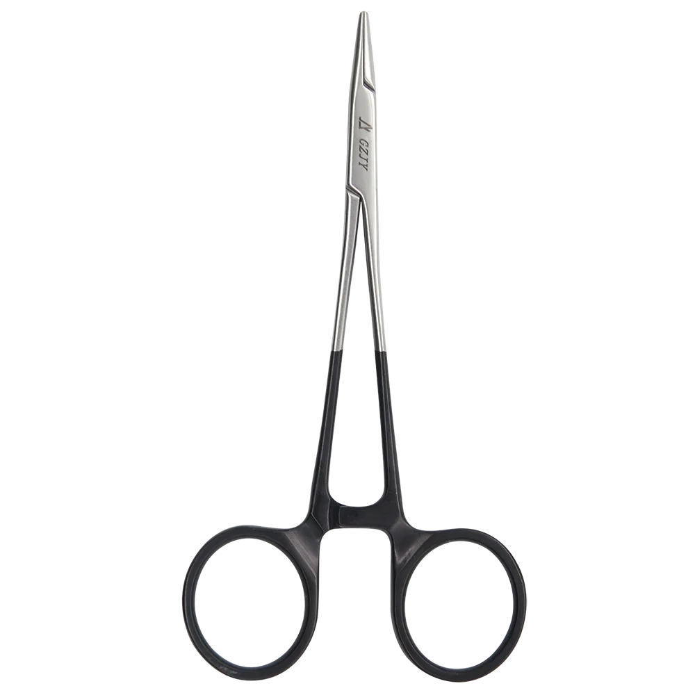 Black Handle Stainless Steel Needle Holder Smooth Jaw