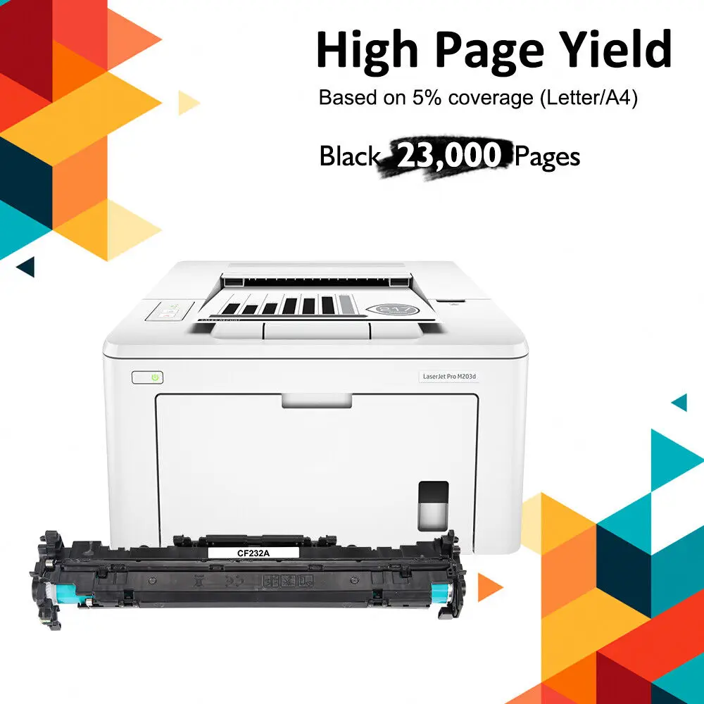 1PK CF232A ใช้งานร่วมกับ HP 32A กลอง LaserJet M203dw M203d MFP M227fdw M227fdn