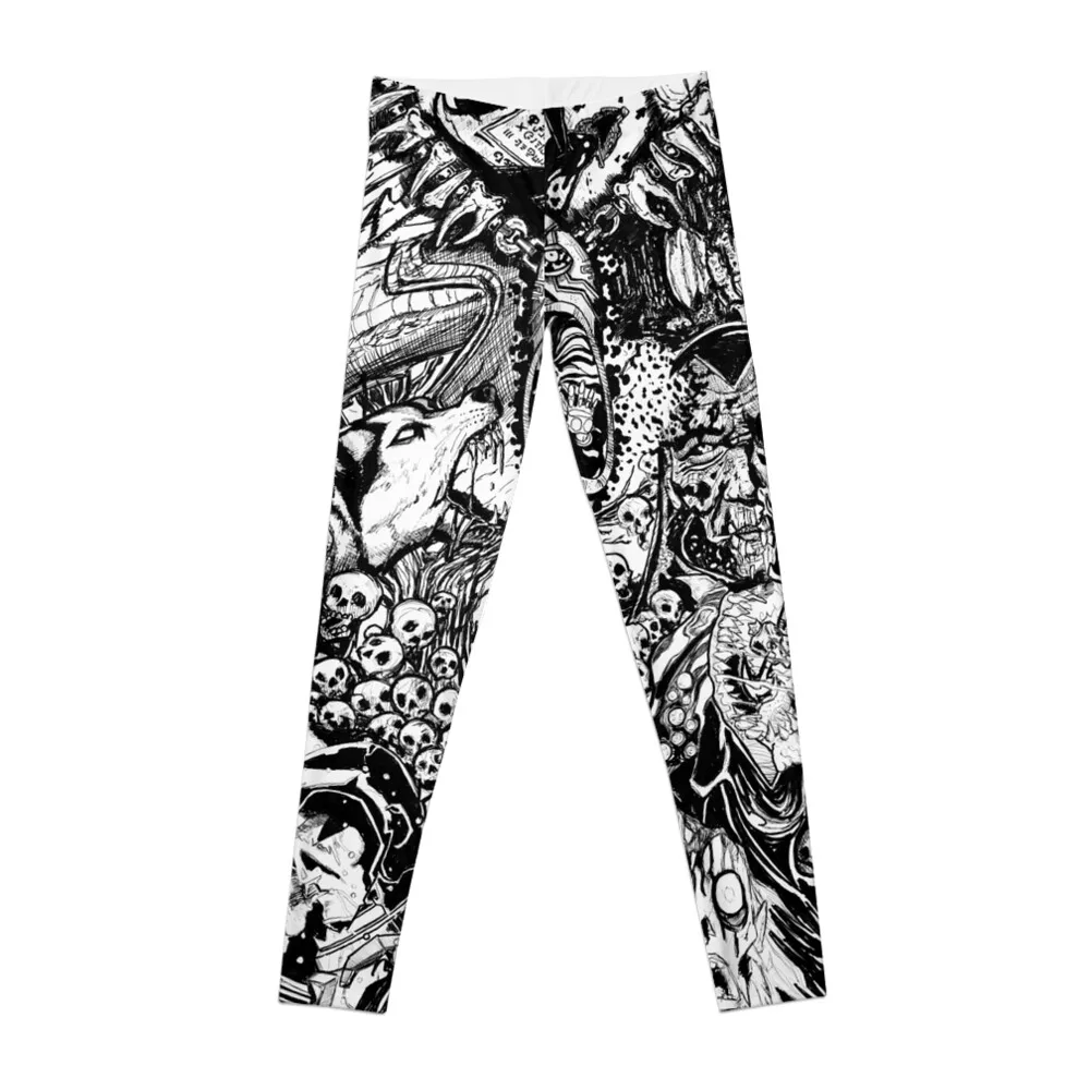 Macabre Nightmares Leggings flared gym sportswear woman Womens Leggings