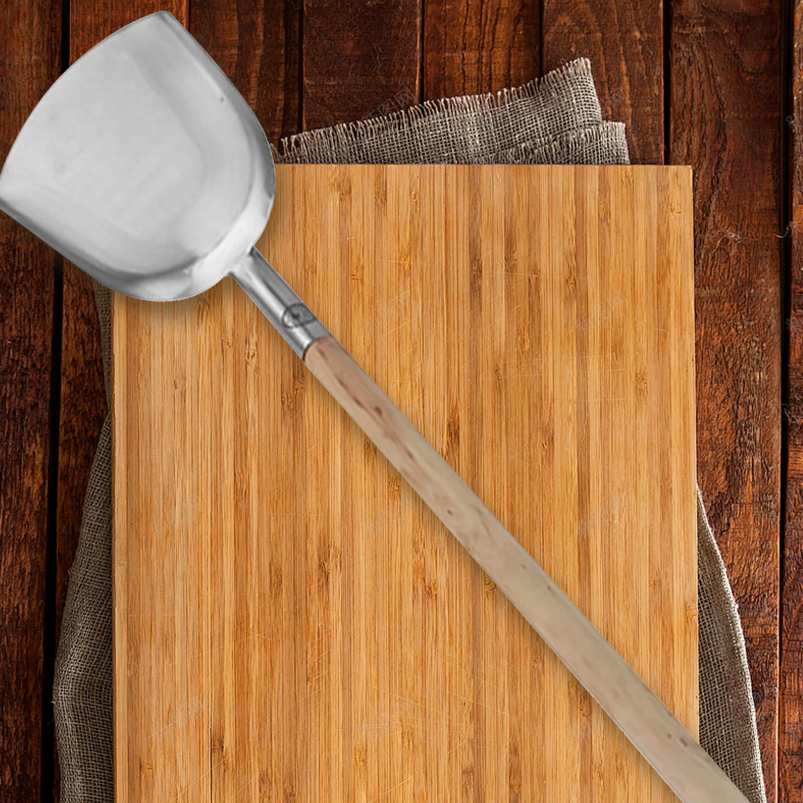 

Wooden Spatula Handle Replacement Anti-Scald for Cookware Pans Detachable Handles Elegant Design Cooking Accessories