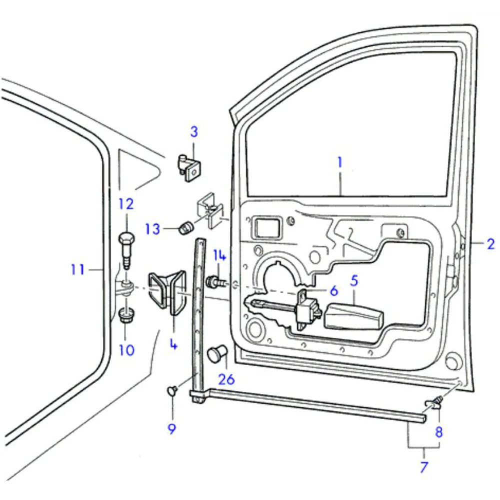 10Pcs For Ford Focus 2 MK2 C307 1998 - 2005 2006 2007 2008 2009 2010 2011 2012 2003 Door Panel Card Trim Clips Fixing Rivets