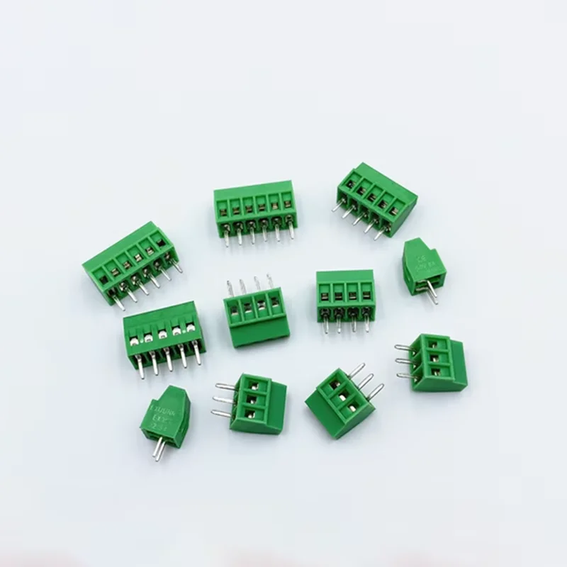 10pcs/Lot KF128-2.54 2.54mm Pitch PCB Screw Terminal Block Splice Terminal KF128 2.54 2P 3P 4P 5P 6P 7P 8P 9P 10P 12Pin