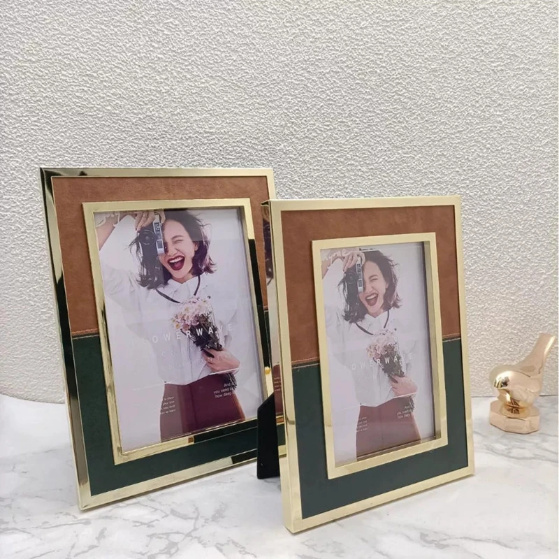 New Style3/ 6/7 inches Metal Pictures Frame Photocard Holder for living room Tabletop Decoration