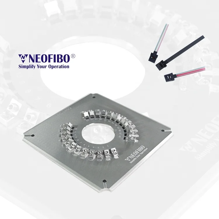 Fiber Polishing Plate Ferrule Connectors MT MPO PC Cable Polishing Jig Fiber Optic Foursquare Pressure Polishing Fixture