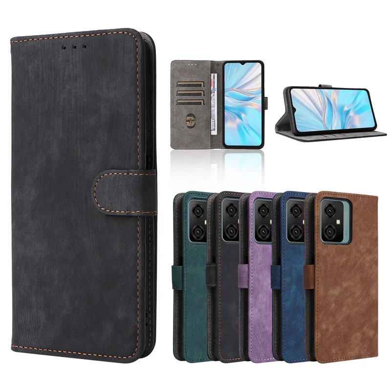 For Blackview Oscal C70 Case Wallet Anti-theft Brush Magnetic Flip Leather Case For Blackview Oscal C70 C 70 OscalC70 Phone Case