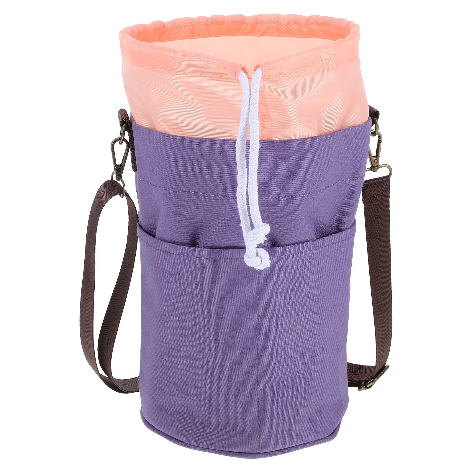 

Knitting Tool Storage Bag Crochet Bags Tote Craft Organizer for Crocheting Carrier Case Hanging Project