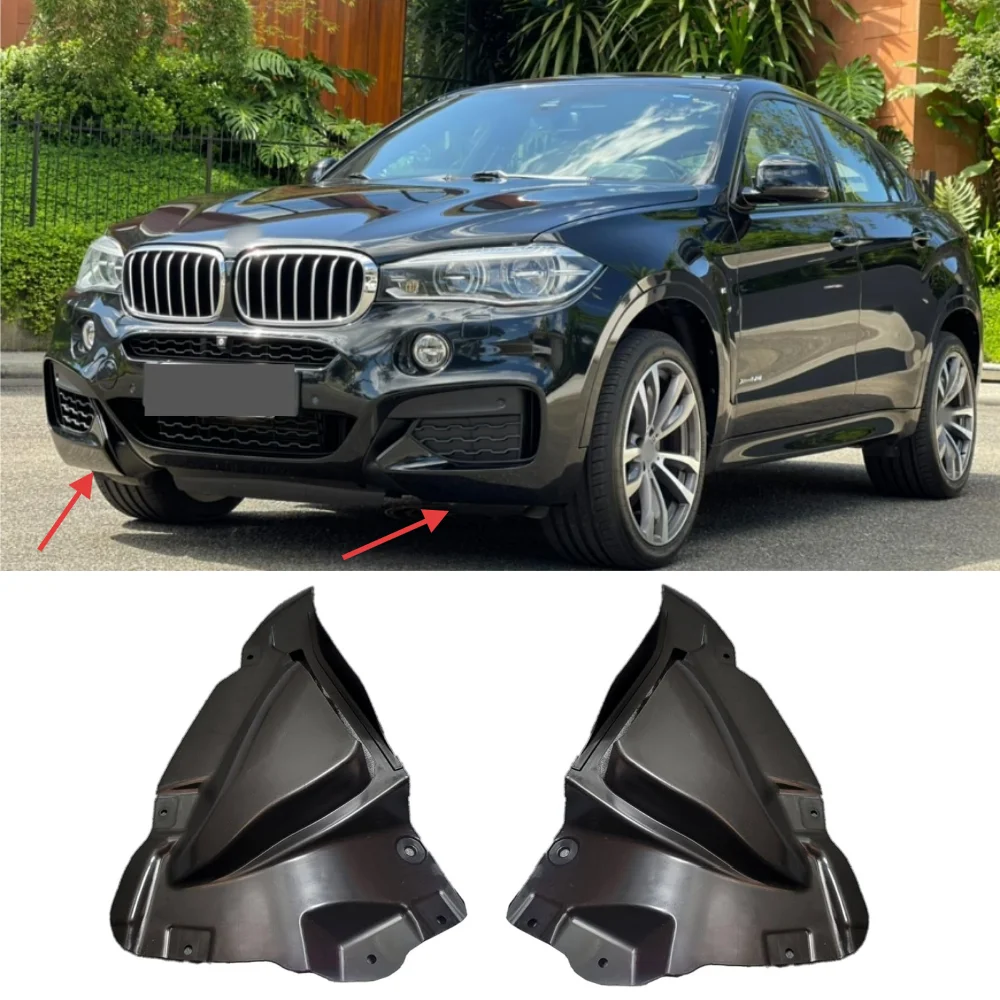 

FRONT BUMPER MUDGUARD 51717333525 51717333526 For BMW X6 F16 2016-2019