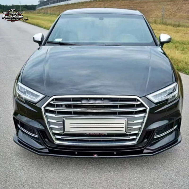 

Suitable for 2017 Audi S3 Modification Upgrade Bumper Front Spoiler Body Kit