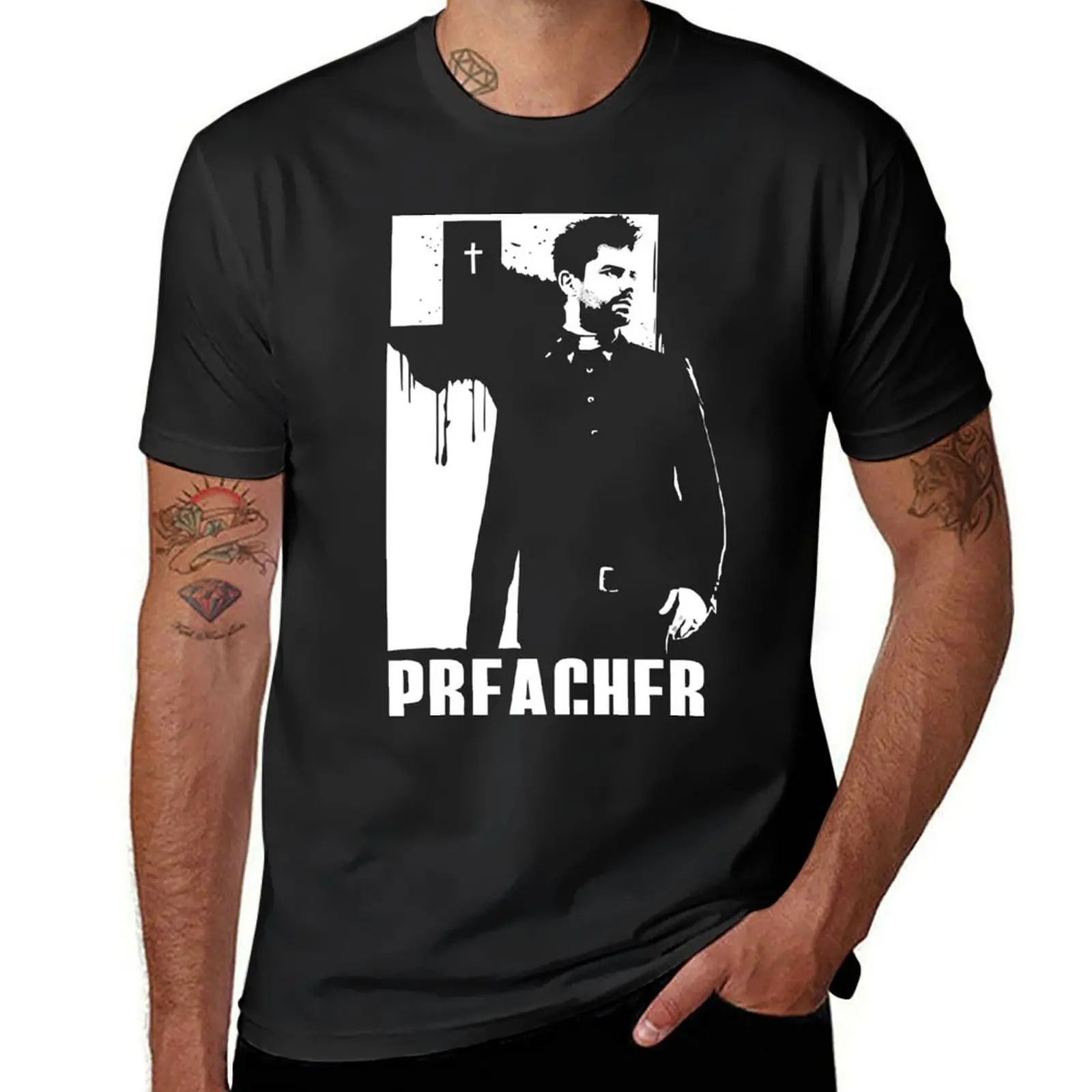 

Preacher T-Shirt cheap stuff tshirts personalised oversized heavyweights slim fit t shirts for men