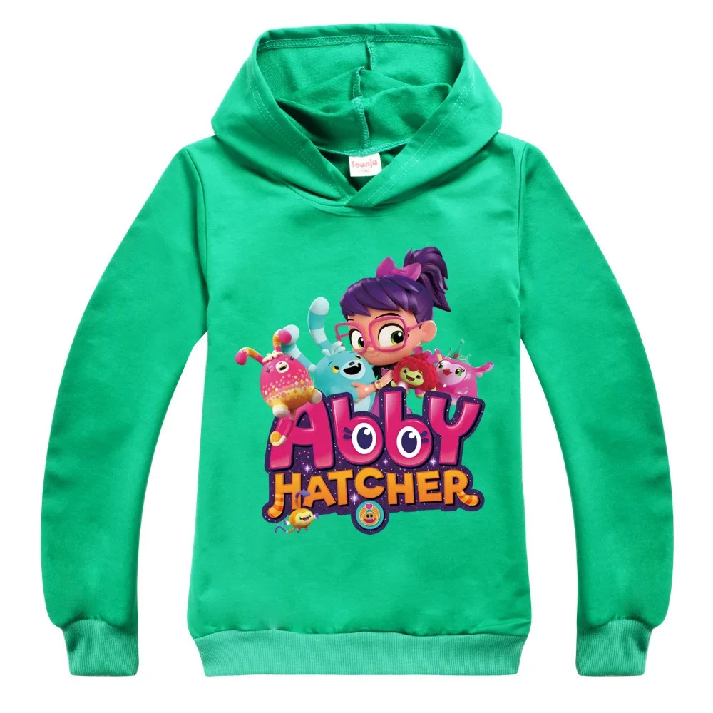 Abby hatcher 3D Pint Sweatshirt For Teen Boy Girls Top Spring Autumn Child Cotton Casual Hoodie Kids Sport kids Sweater Coat