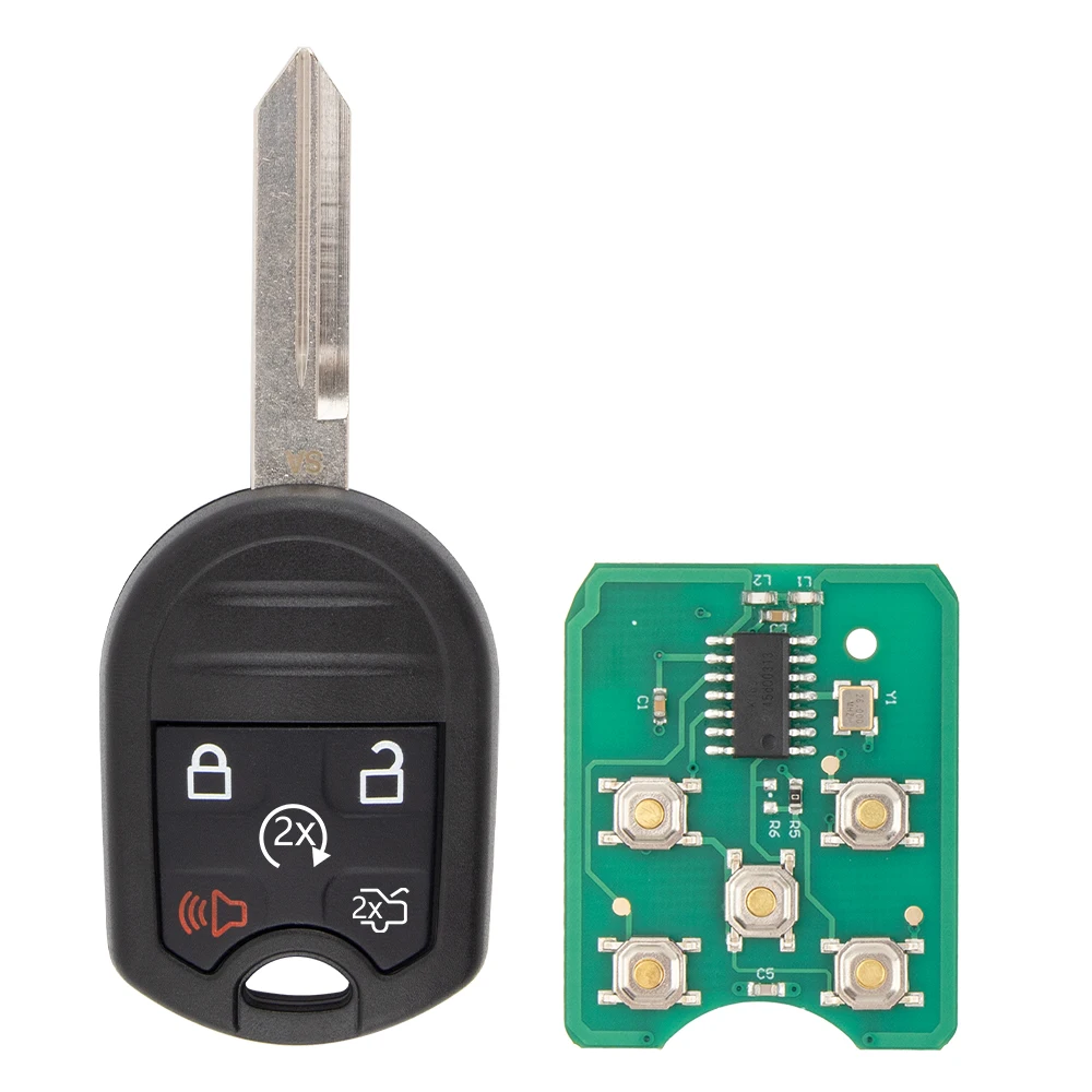 Remote Car Key 4-5 Button 315MHz 4D63 For Ford Edge Escape Expedition Explorer Flex Fusion Mustan Taurus FCC ID:CWTWB1U793