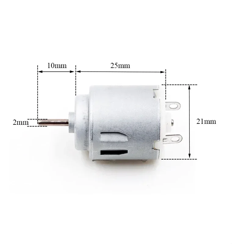 DC 3V 20000RPM RE-140SA-2270 Mini 21mm Round Electric Motor DC 3V 5V 6V Small R140 Micro Precious Metal Brush Motor RC Toy Car