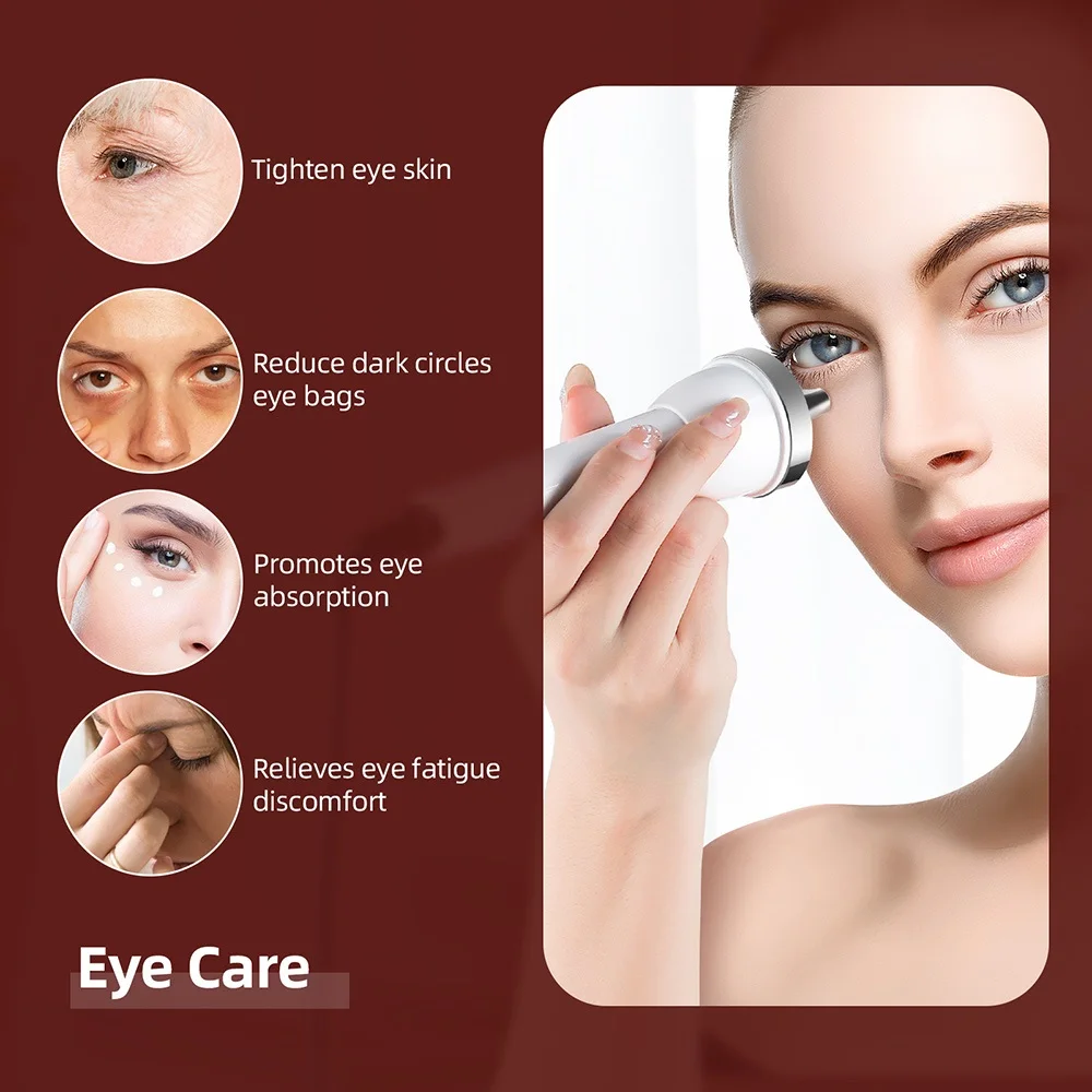 Echografie Huidverzorging Schoonheid Machine Huid Anti Aging Hoge Frequentie Gezicht Oog Massager Ultrasone Schoonheid Vrouwen SPA Apparaat