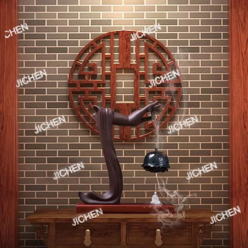 

CJccJersandte Artikel Zt Backflow Incense Burner Ornament Living Room Office Large Purple Sand Incense Road