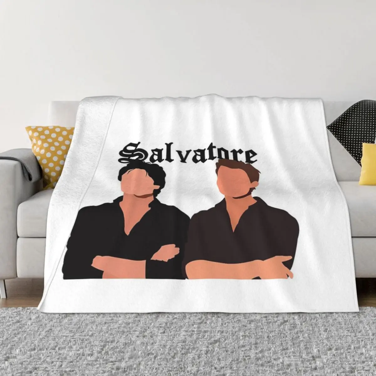 Salvatore Brothers Plush Knee Blanket Throw Blanket Winter Warm Blanket Throw Blanket