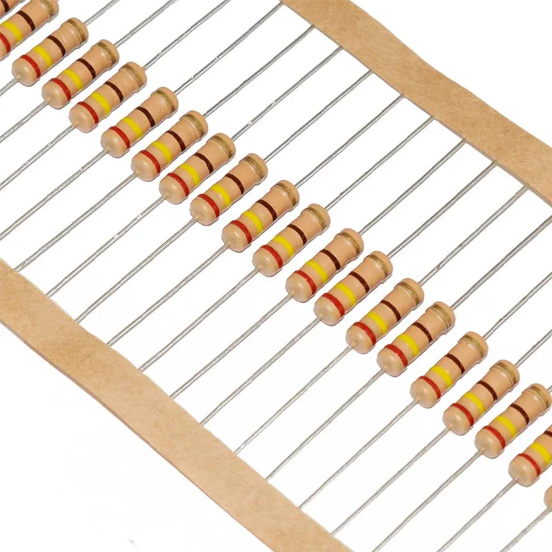 20 piezas resistencia de película de carbono 1W 4,3 4,7 5,1 43 47 51 430 470 510 Ohm R K 5% resistencia 4R3 4R7 5R1 4,7 K 5,1 K 47R 470R 510R 0,1R-3M