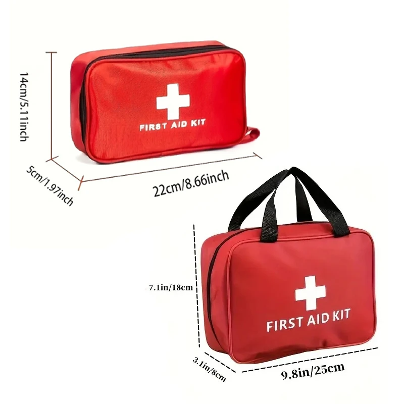 184-piece first aid kit, suitable for outdoor hunting, hiking, camping and other multi-functional outdoor first aid kits