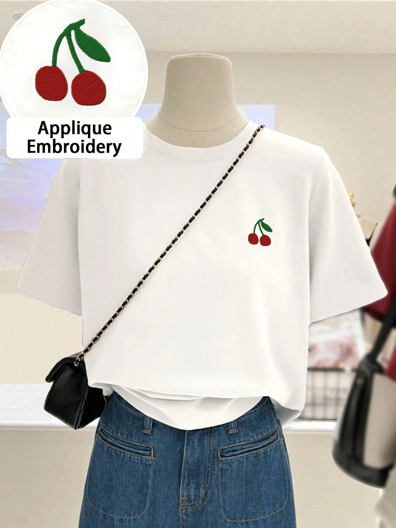 

Women's Round Neck Printed T-shirt Casual Lightweight T-shirt Suitable for All Seasons, Soft and Comfortable Wearing Ability