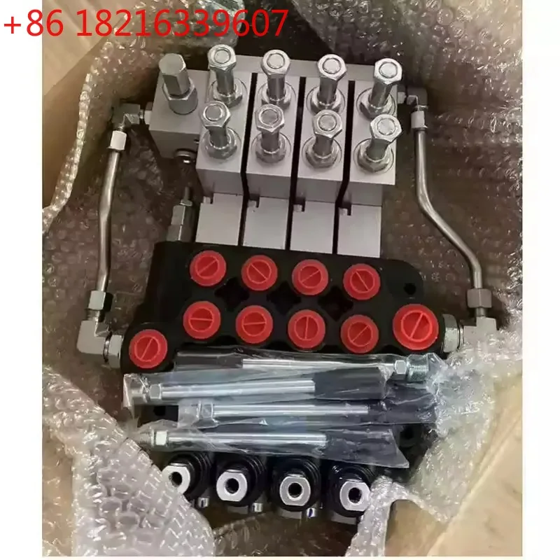 YAO Remote-controlled Electro-hydraulic P80 Series Multi-way Valve Distributor for Wreckers, Harvesters, Forklifts, Cranes P80-1