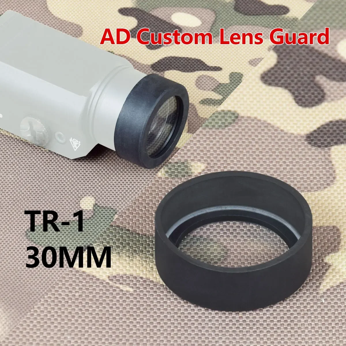 Tactical SureFire M300 M600 X300 X400 TR1 Weapon Light Rubber Lens Cover Cap Guard Protector For Trijicon SRO MRO Red Dot Sight