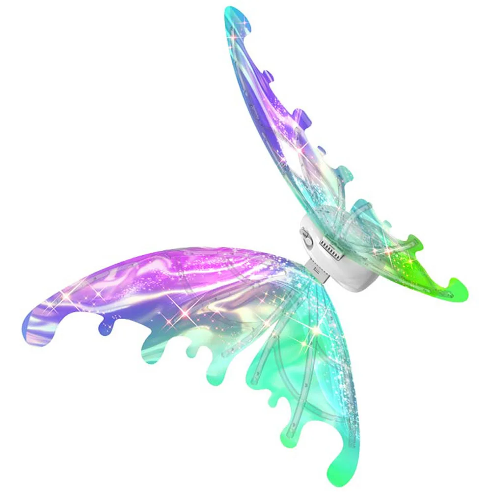 

1Set Butterfly Wings Electric Fairy Wing Flapping Light Up for Kids Cosplay Party Costume Fairy Wing Wings Costume