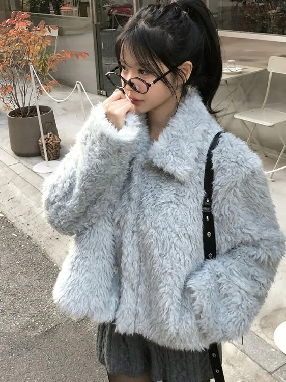 冬用厚手ラムベルベットジャケット レディース おしゃれで美しいコットンコート スタイリッシュな小さめサイズ 通勤用ストレートチューブタイプ