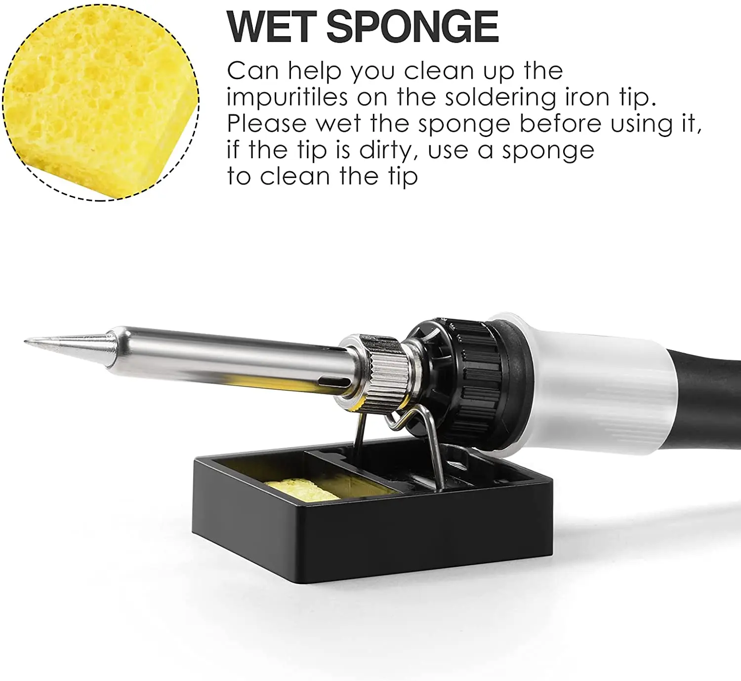 60W 110V US Plug Electric Soldering Iron Adjustable Temperature Welding Solder Rework Station Fast Heat Pencil Tips Repair Tool
