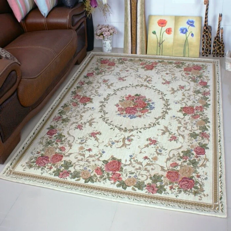 VIKAMA Scandinavian Light Luxury Upgraded Material Living Room Bedroom Kitchen Bathroom Thickened Stain-resistant Carpet Mat Rug