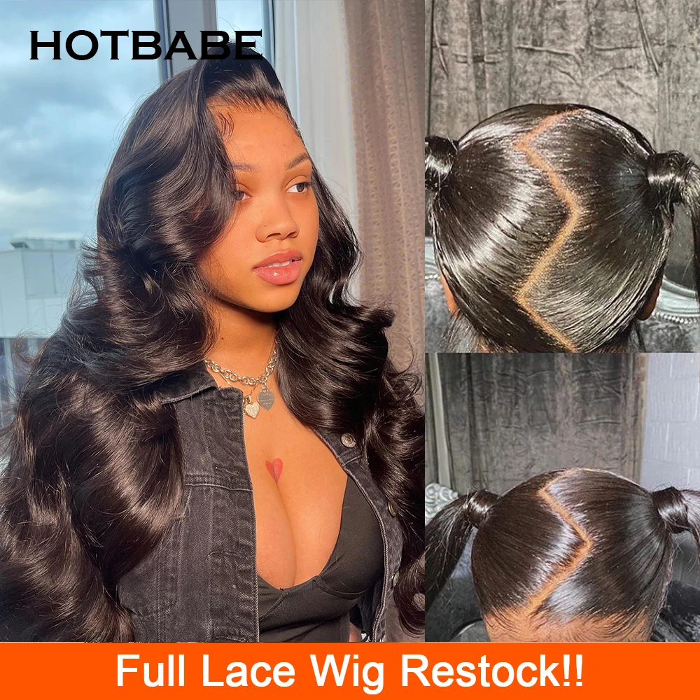 HD Transparent Lace Frontal Wig Full Lace Wig Body Wave Lace Front Wigs For Women Human Hair Brazilian Pre Plucked Hair Wigs