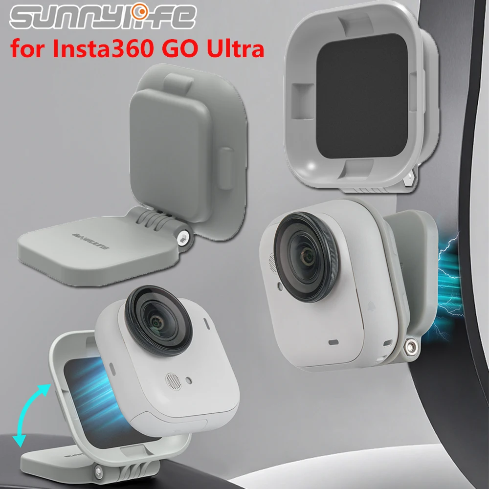 

Sunnylife For Insta360 Go Ultra Multifunctional Magnetic Mount Adjustable Bracket Base Vertical-Horizontal For Go Ultra Camera