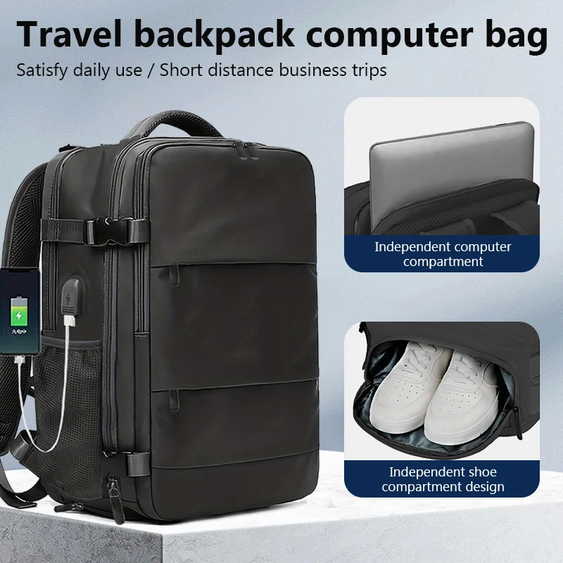 

Men's Large Travel Backpack 40x28x15 Cabin Bag for Women Airline Approved Waterproof Laptop Backpack Executive Work Bag