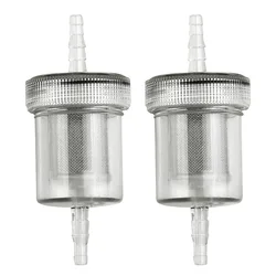 2pcs 4mm Diesel In-Line Fuel Filter Kit Gas Filter For Webasto Air Heater Diesel Set Car Accessories Set